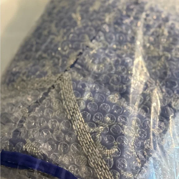 Niteline 100% Silk 1980’s Blue Beaded Dress - Picture 15 of 16